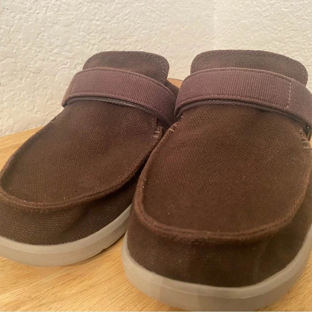 Sanuk Happy Hour Lite Men's Chocolate Brown Slip-On Loafers